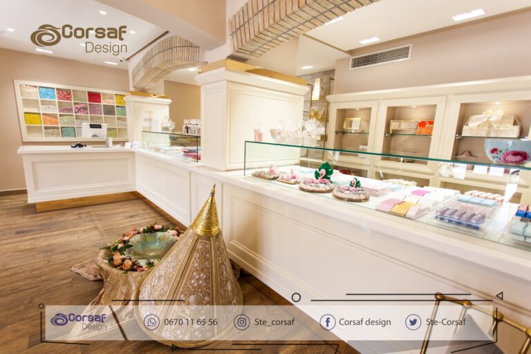 Réalisation plan comptoir d'accueil - FEUILLE D’OR Agadir3