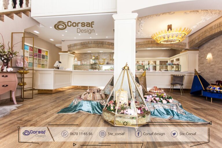 Réalisation plan comptoir d'accueil - FEUILLE D’OR Agadir4