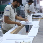 Vasques moderne en corian blanc – Design fonctionnel et finitions haut de gamme 10