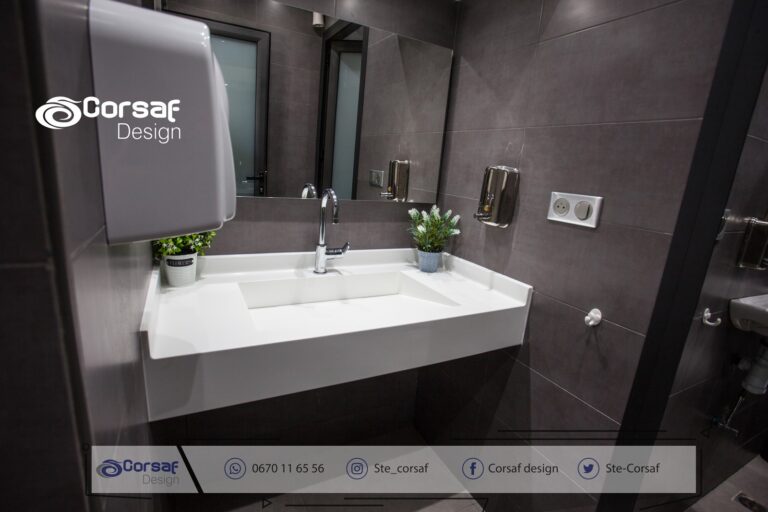 Réalisation sur mesure du comptoir et de la vasque pour Othy’s Diner à Agadir – Corsaf Design 4